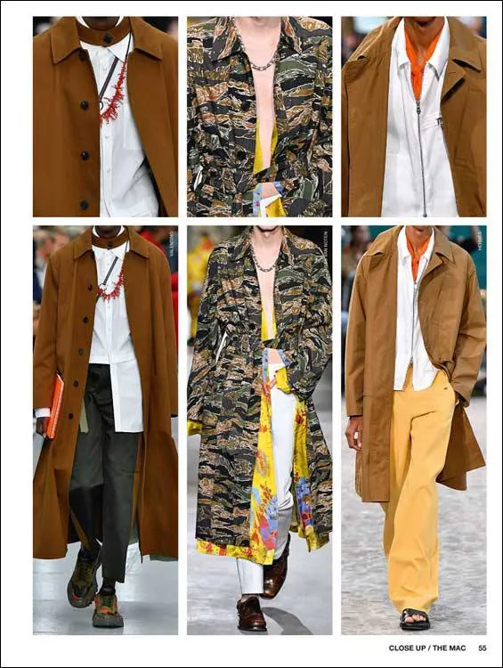 NEXT LOOK CLOSE-UP MEN's OUTERWEAR SS2020