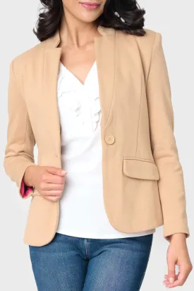 Notch Collar Blazer