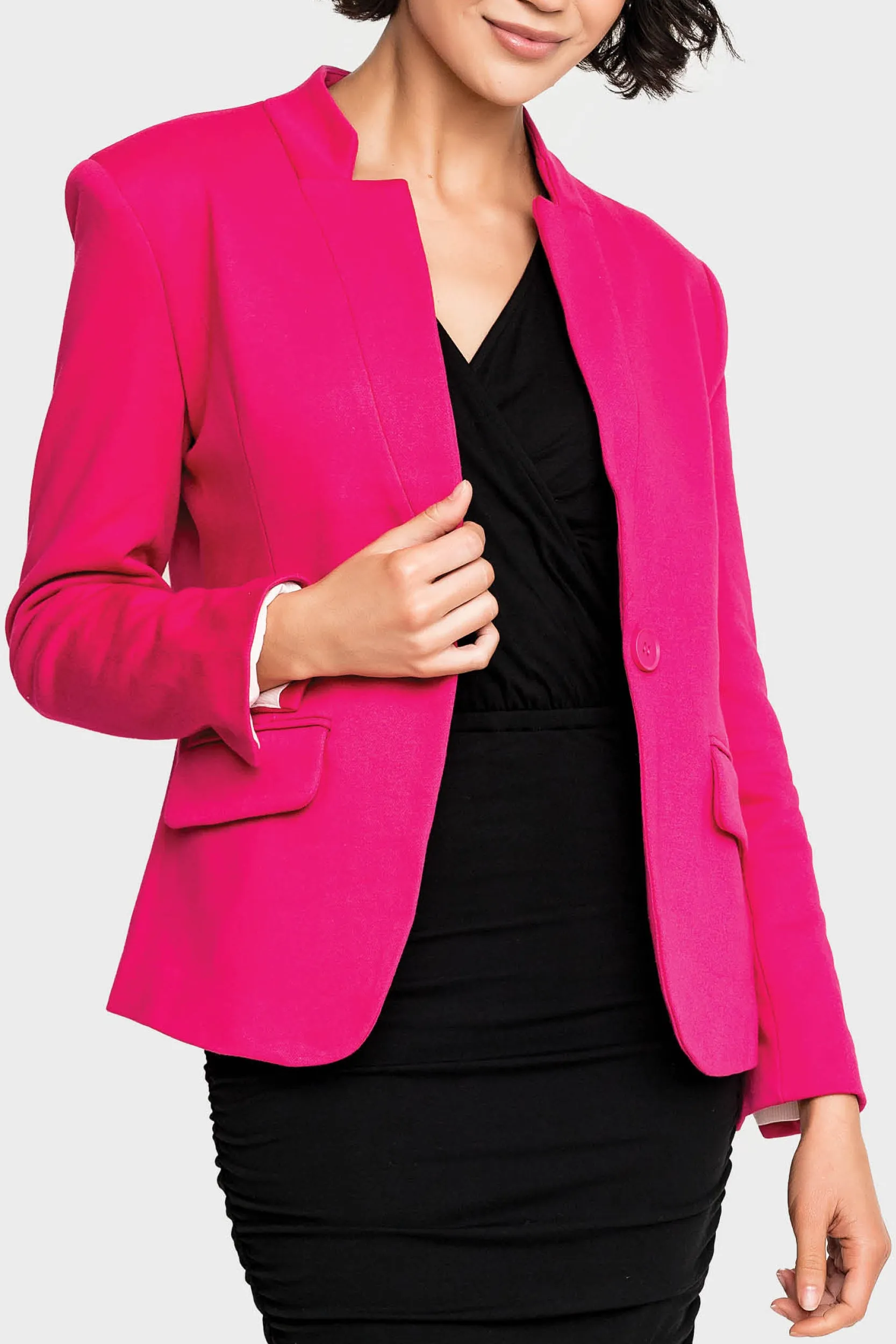 Notch Collar Blazer