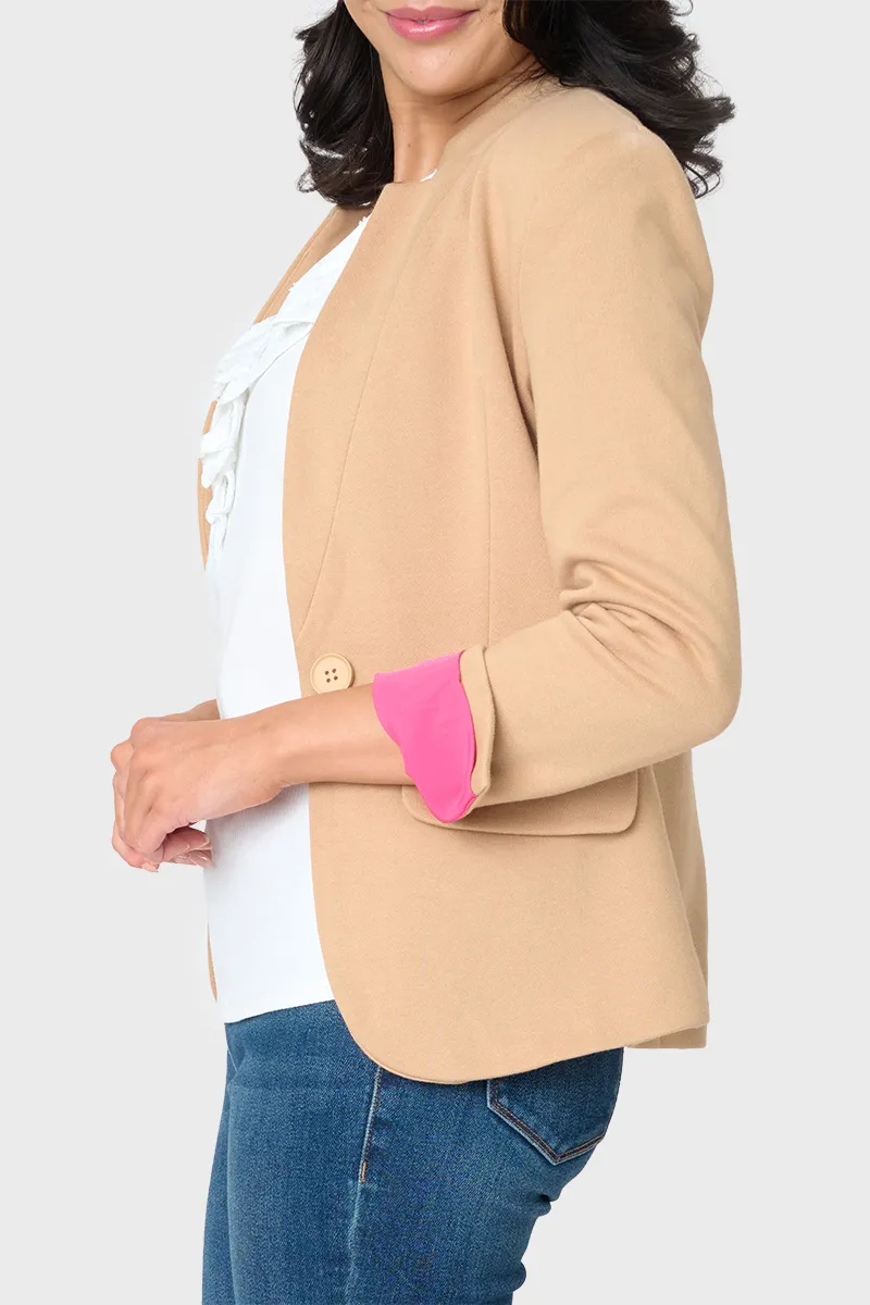 Notch Collar Blazer