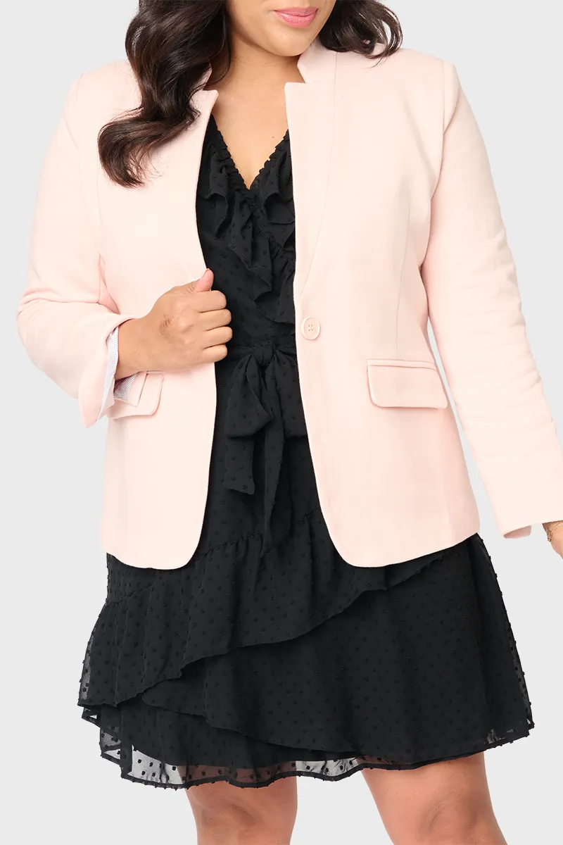 Notch Collar Blazer