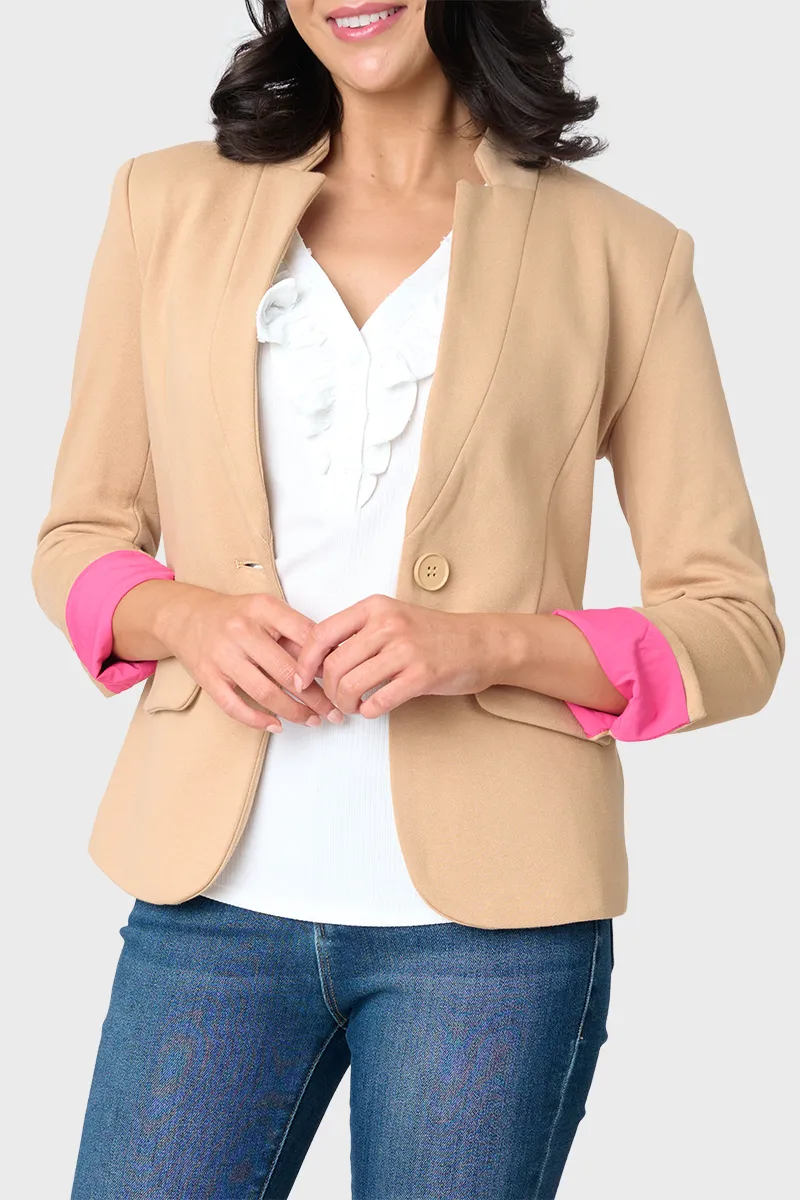 Notch Collar Blazer