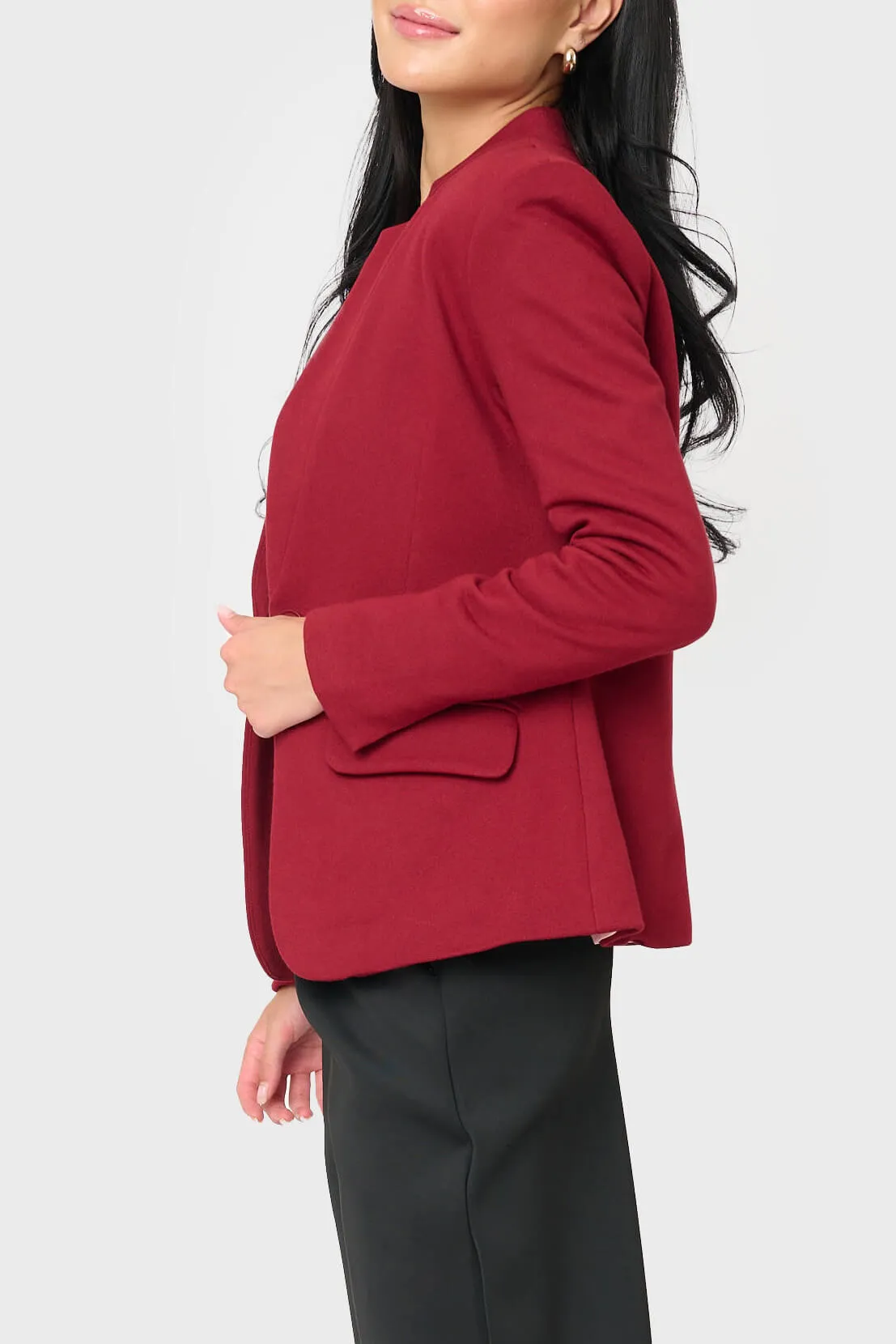 Notch Collar Blazer