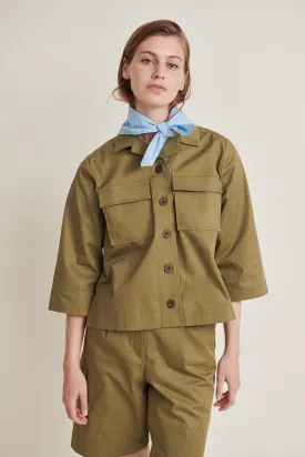 NT Vinona Shirt Jacket - Martini Olive