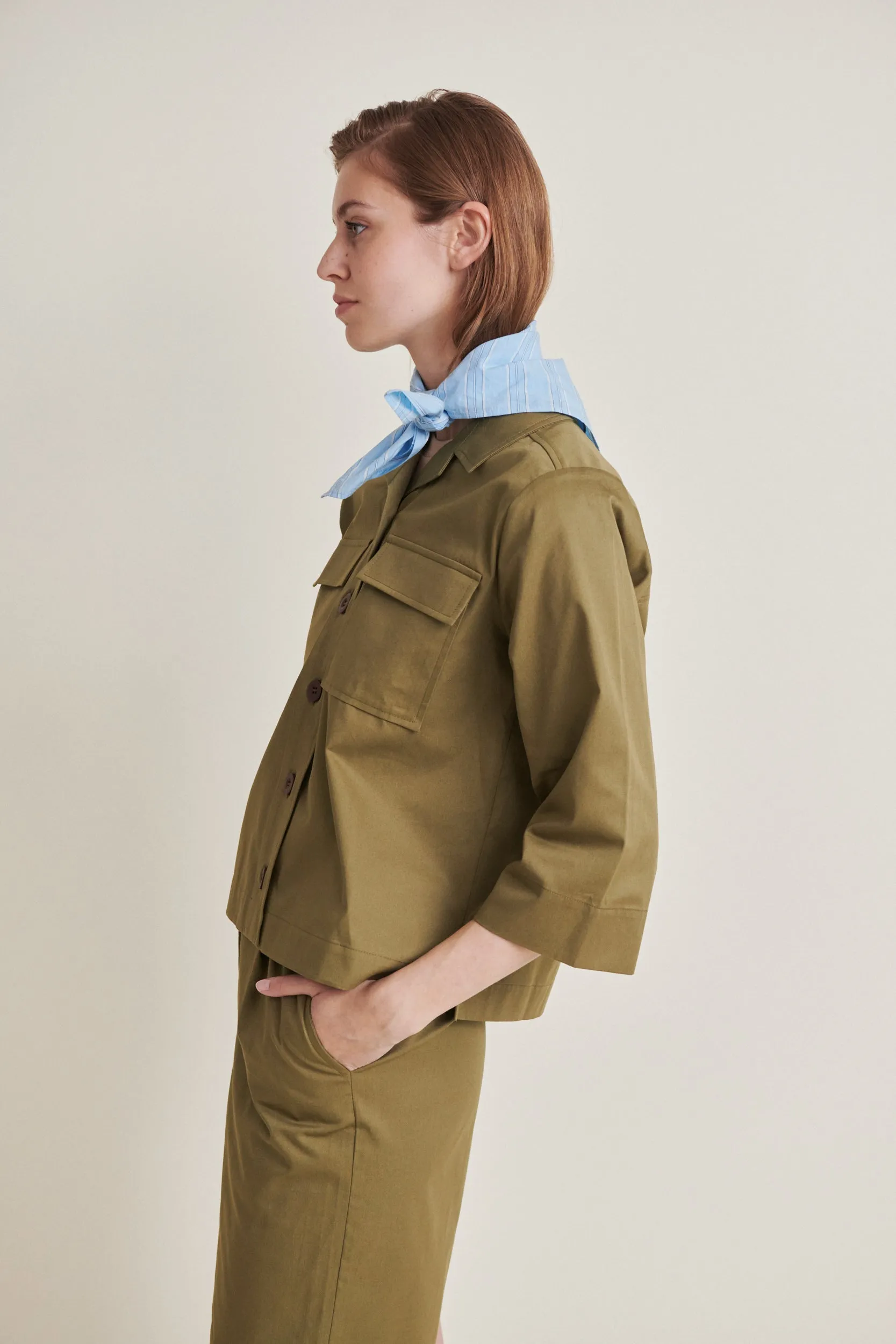 NT Vinona Shirt Jacket - Martini Olive