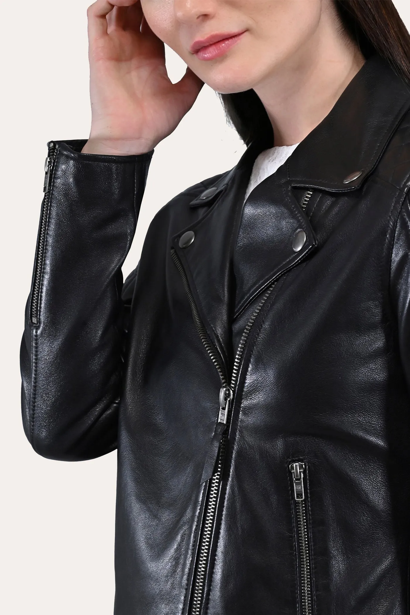 Oxblood Biker Jacket