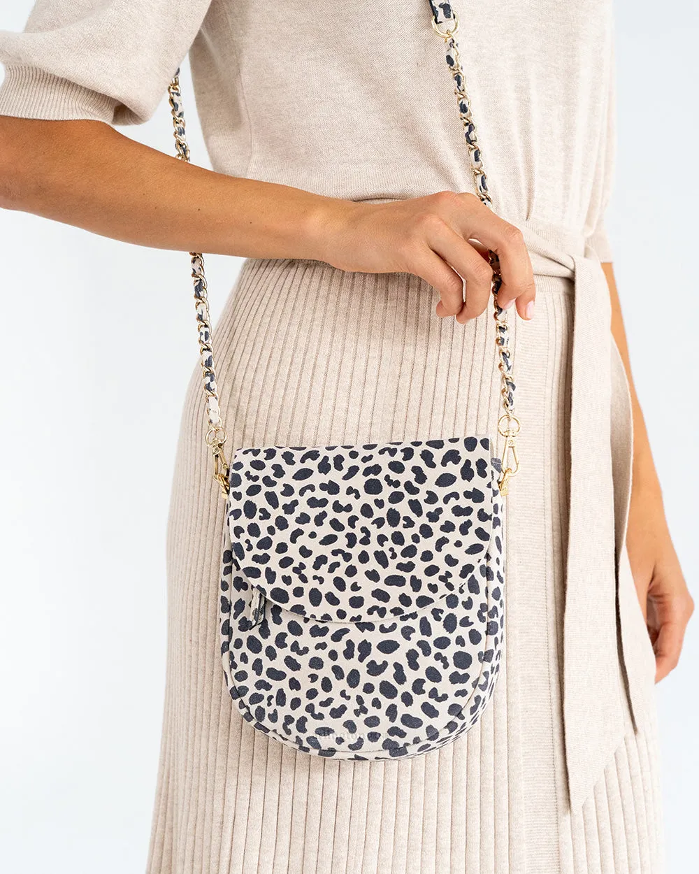 Phoebe Pouch - Spot Suede