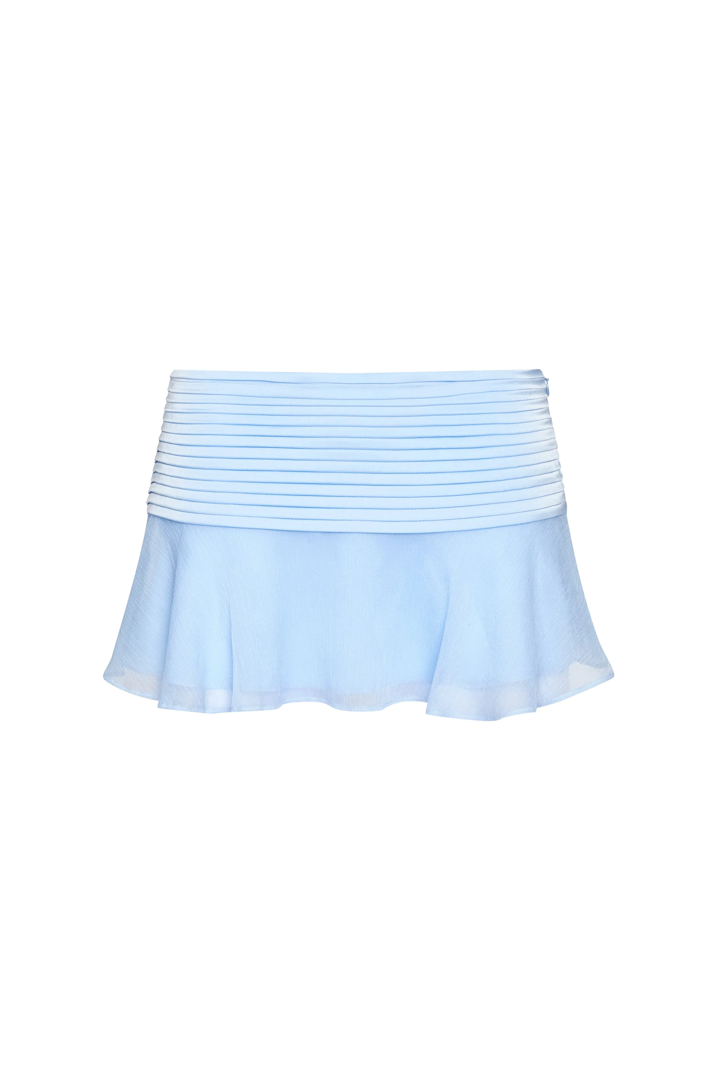 Pintuck Mini Skirt