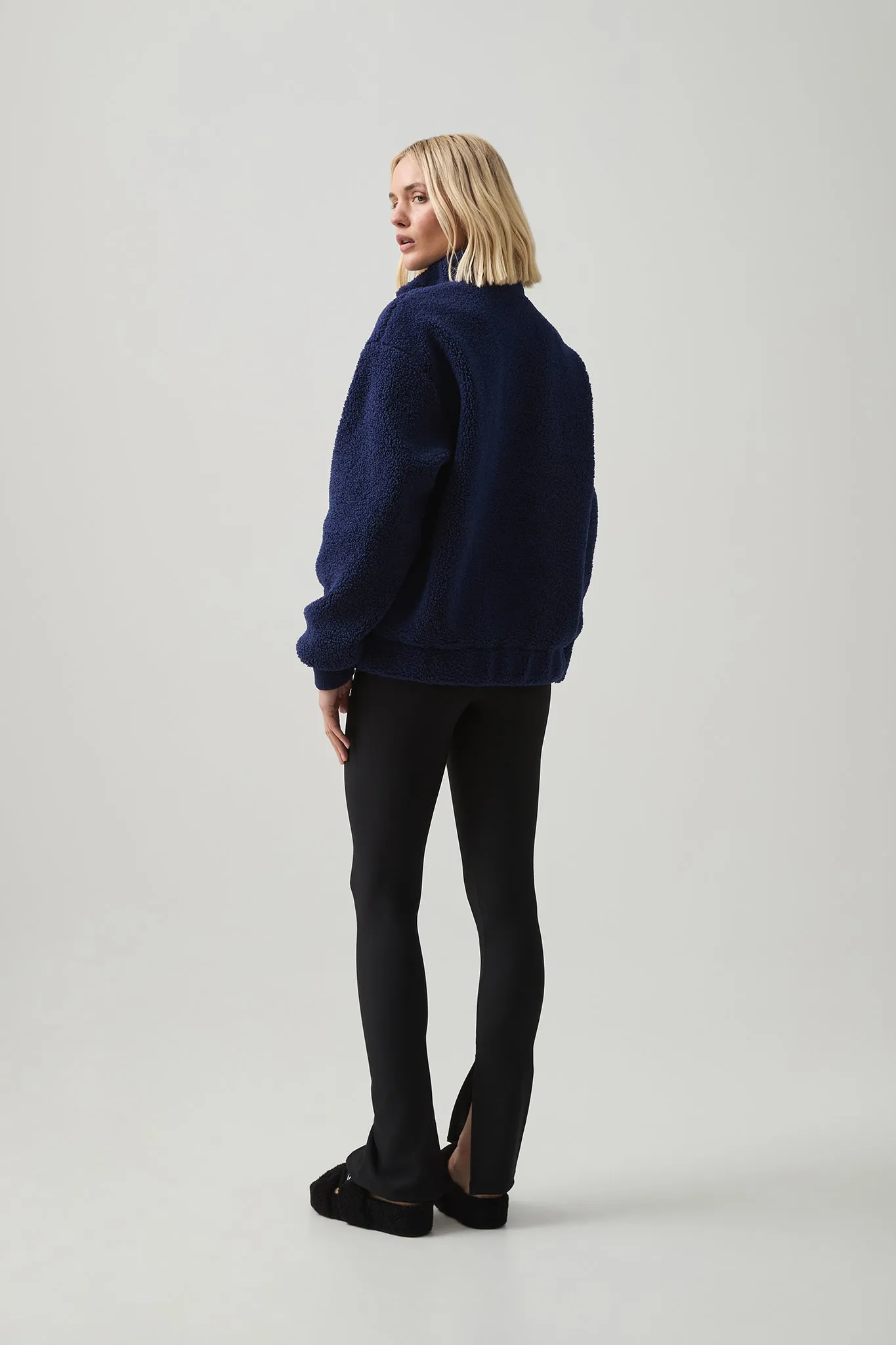 Quarter Zip Sherpa Jumper 435