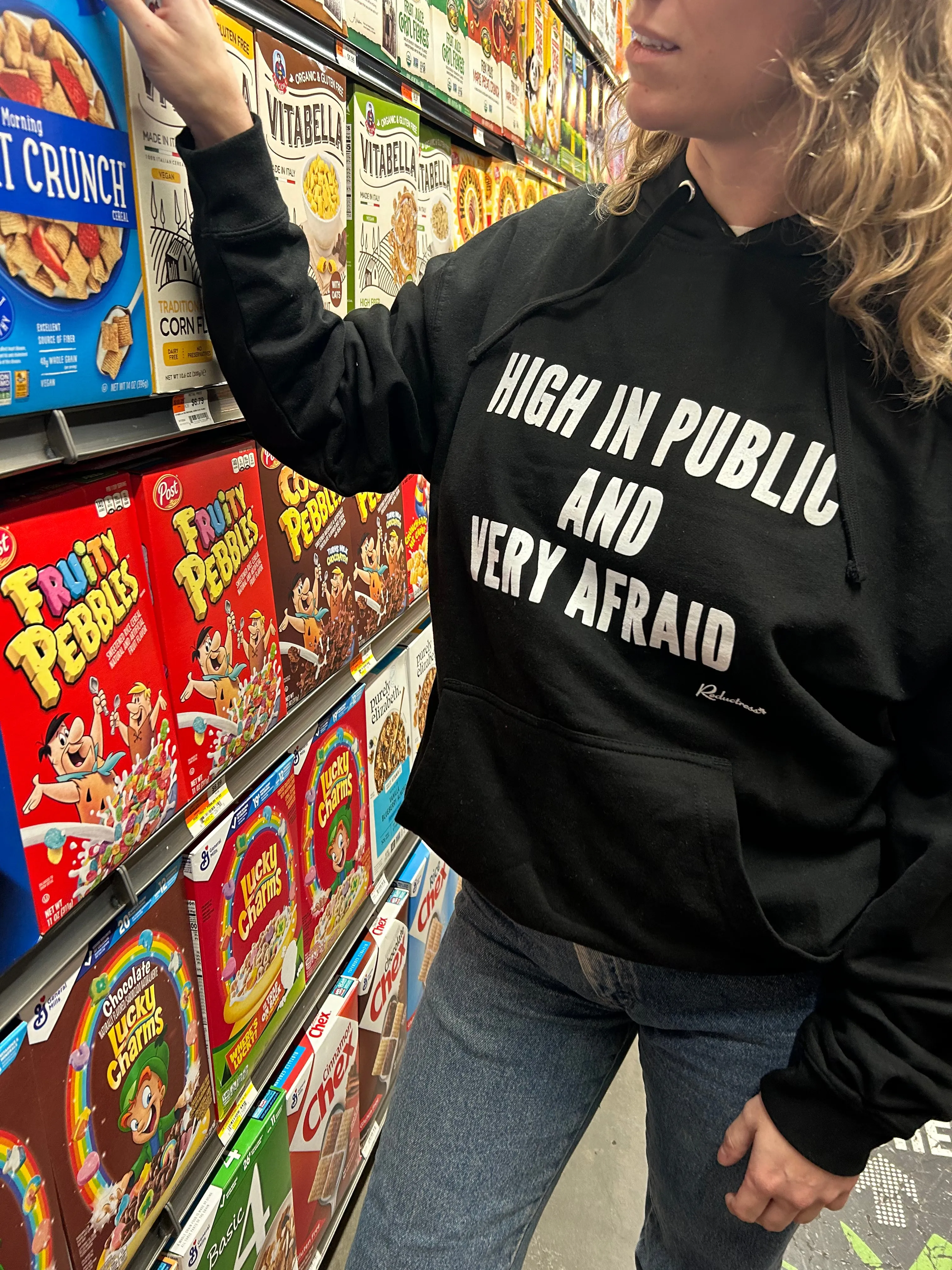 "High in Public and Very Afraid" Hoodie Sweatshirt