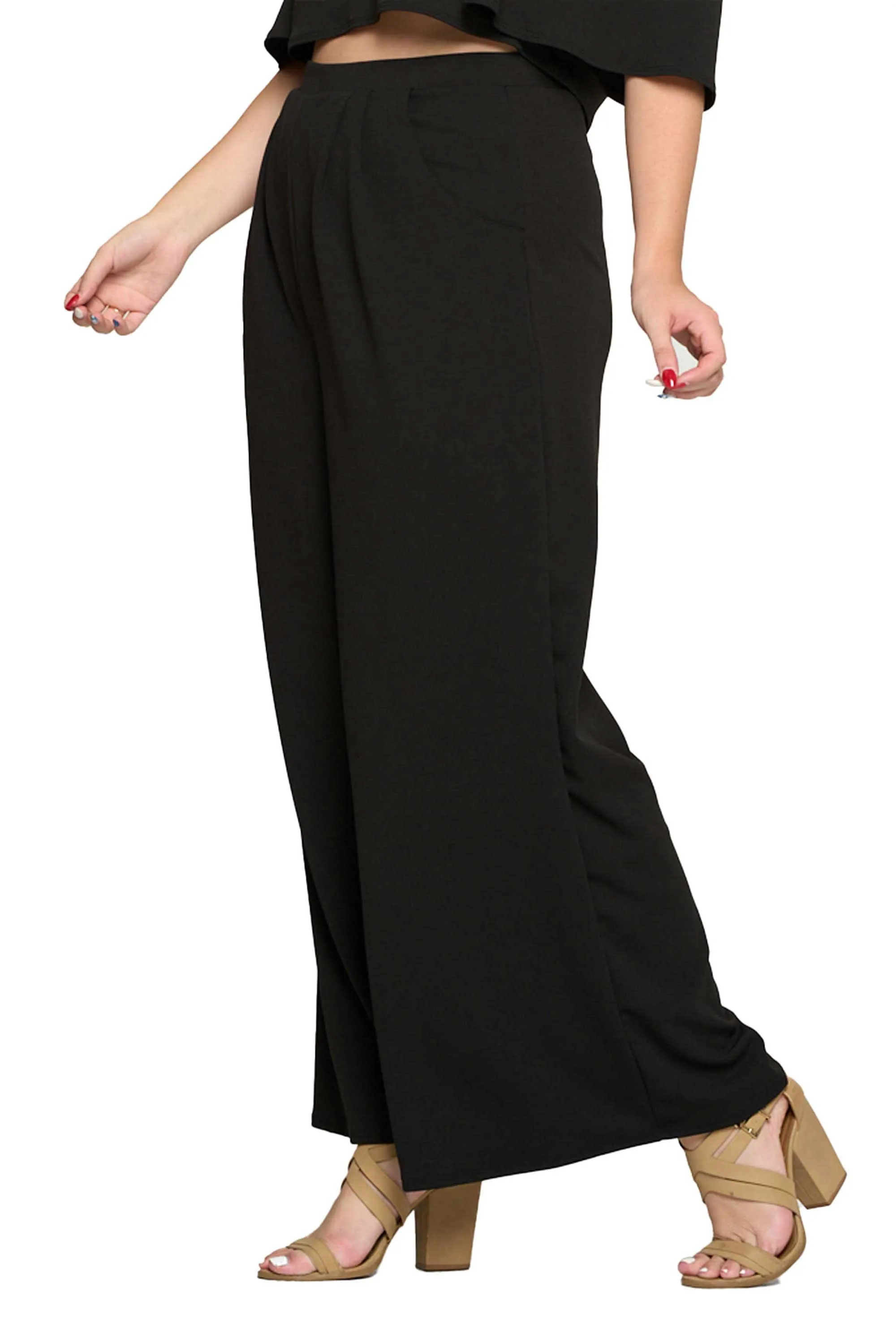 Rachel Wide Leg Pocket Pants