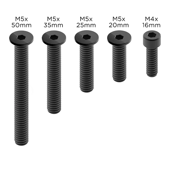 Replacement - PRO Screw Set Black