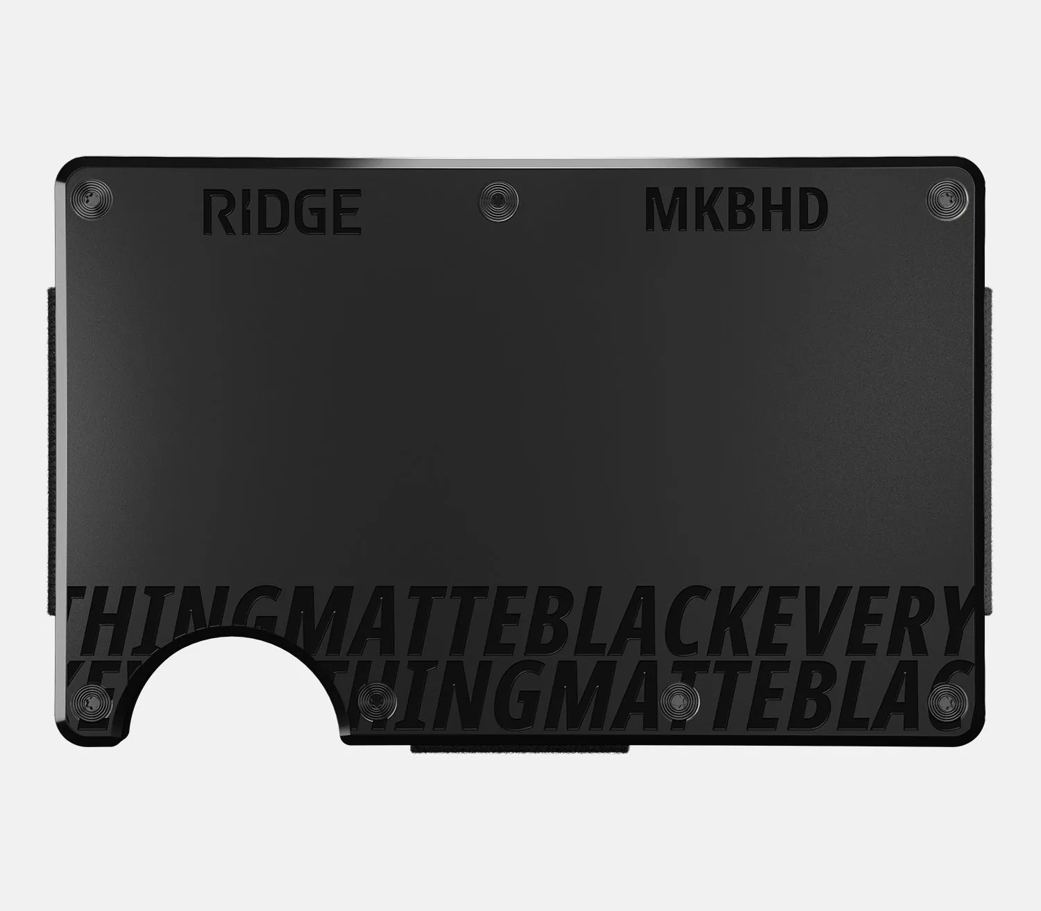 Ridge Wallet - MatteBlackEverything