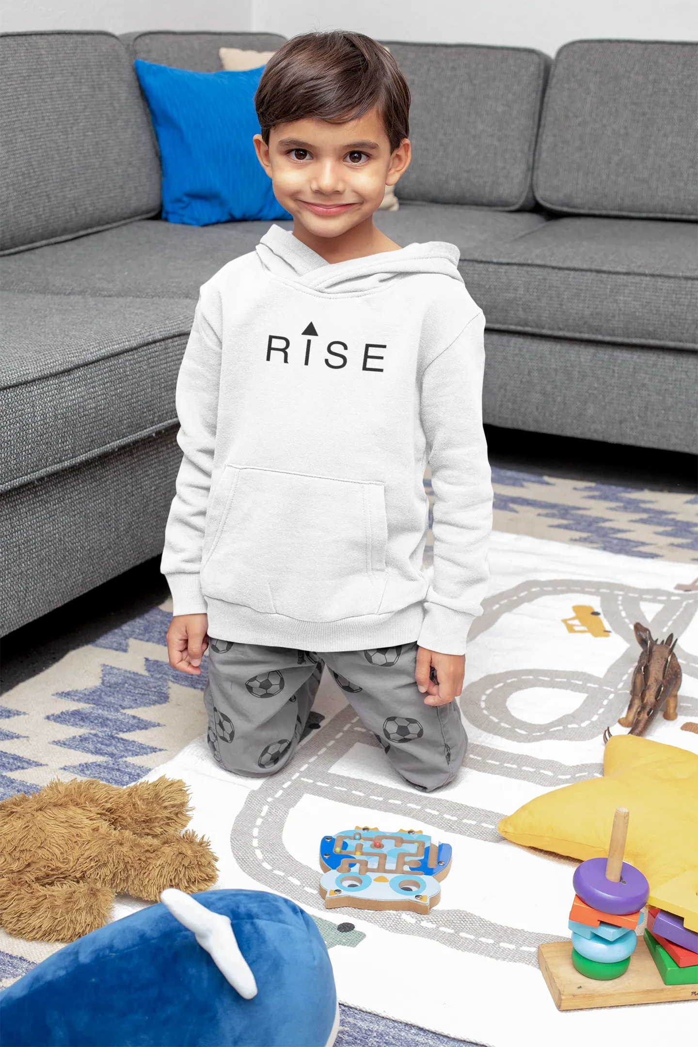 RiSE Basic Hoodie for Boys