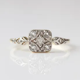 Rosie Diamond Vintage Compass Ring