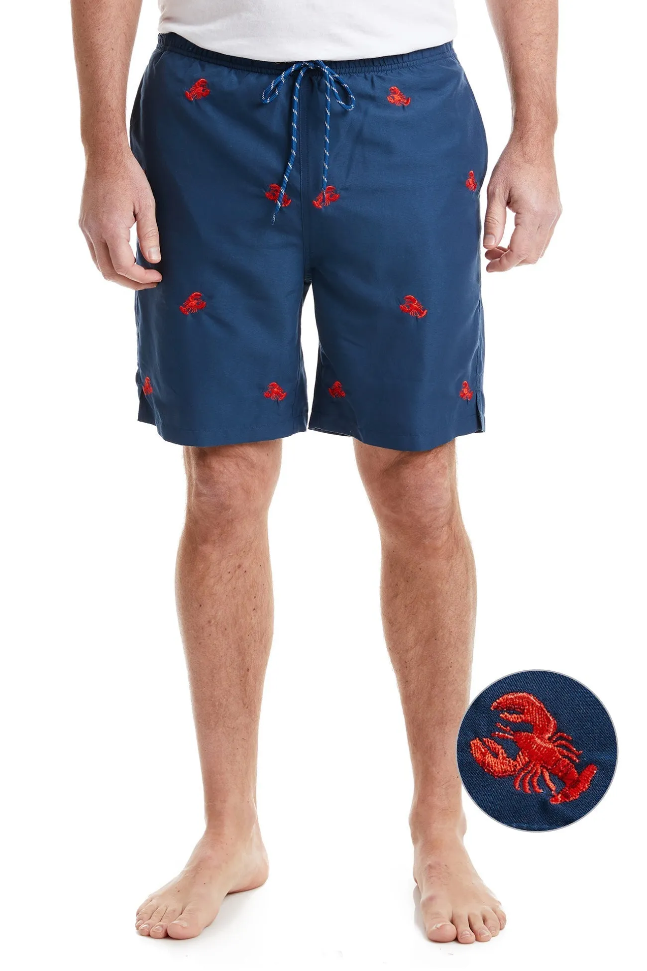 Sandbar Swim Suit Nantucket Navy with Lobster