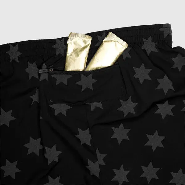 Saysky | Star Reflective Pace 2-in-1 Shorts | Heren | Black