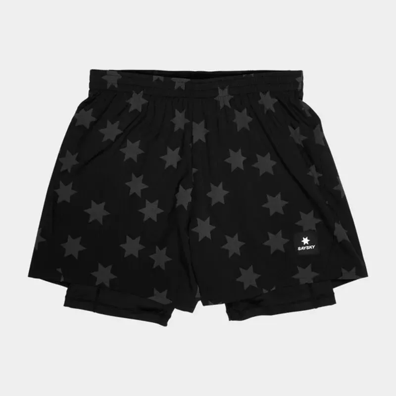 Saysky | Star Reflective Pace 2-in-1 Shorts | Heren | Black