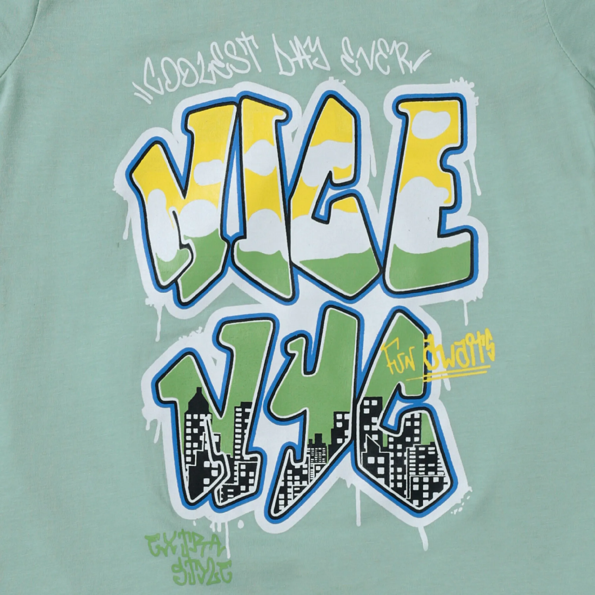 Sea Green Graphic T-Shirt