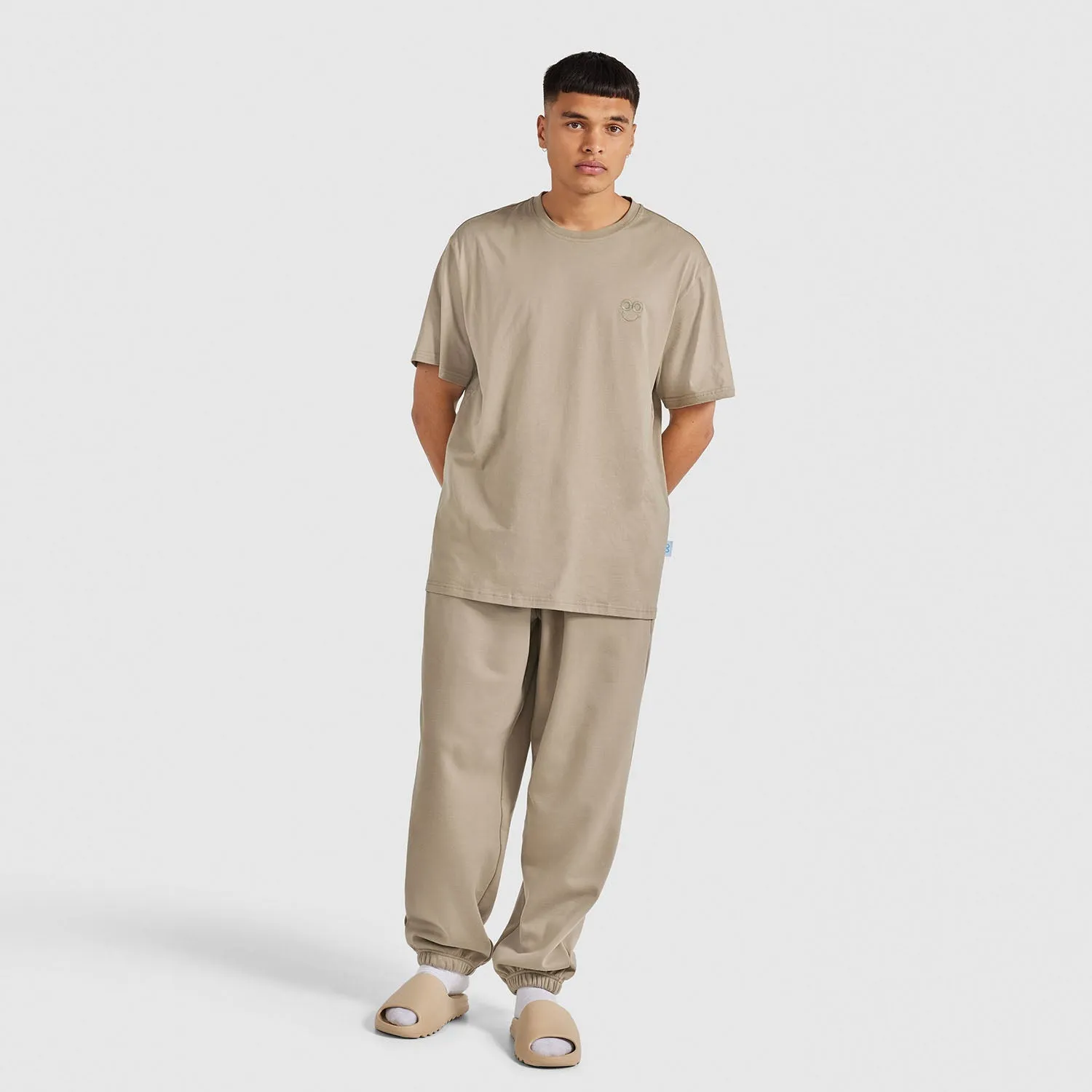 Seafoam Relaxed Cotton Fleece Trackpant