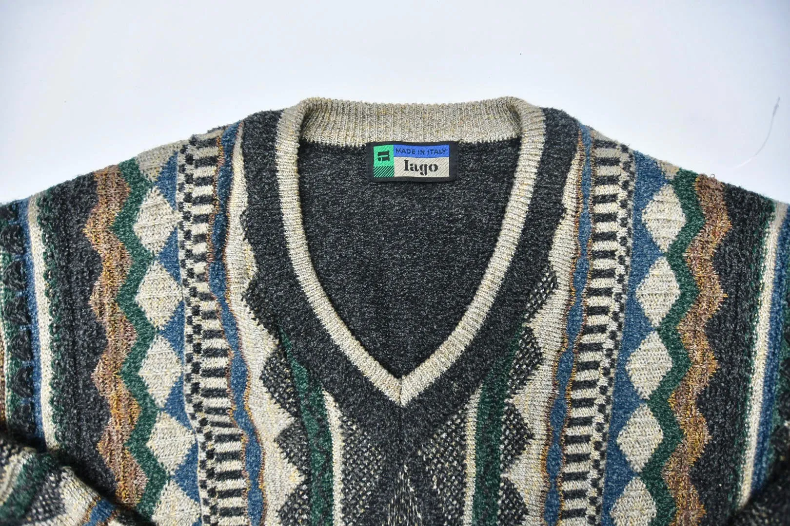 Secondhand Iago, Italian Wool-Blend Knitwear Sweater