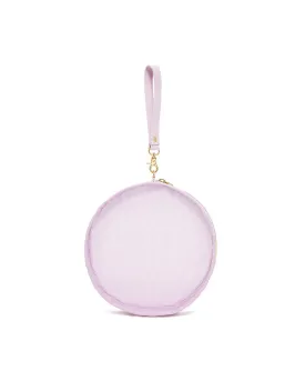 Seeing Things Circle Clutch - Lilac Mesh