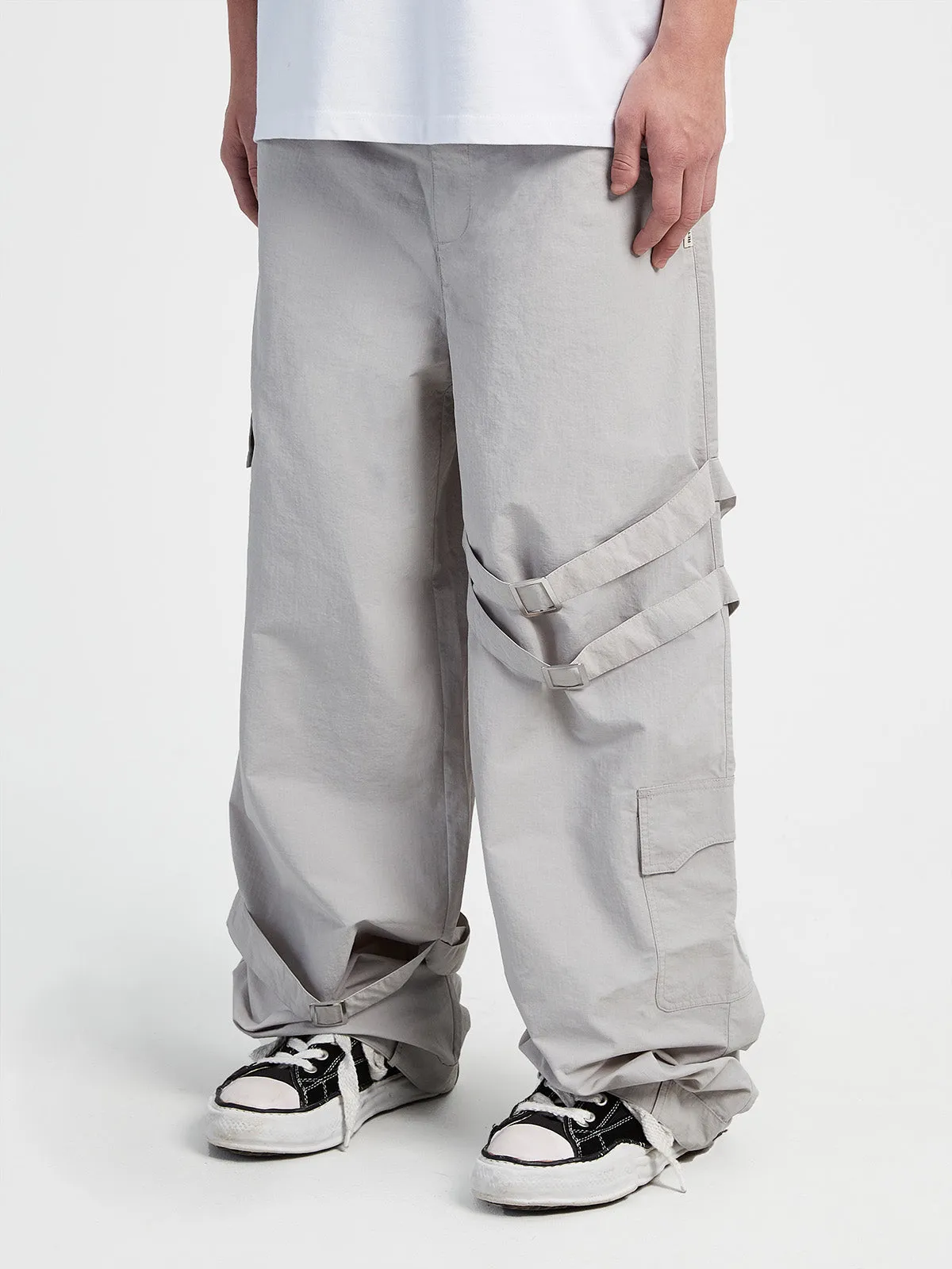 TECH CARGO PANTS - GREY