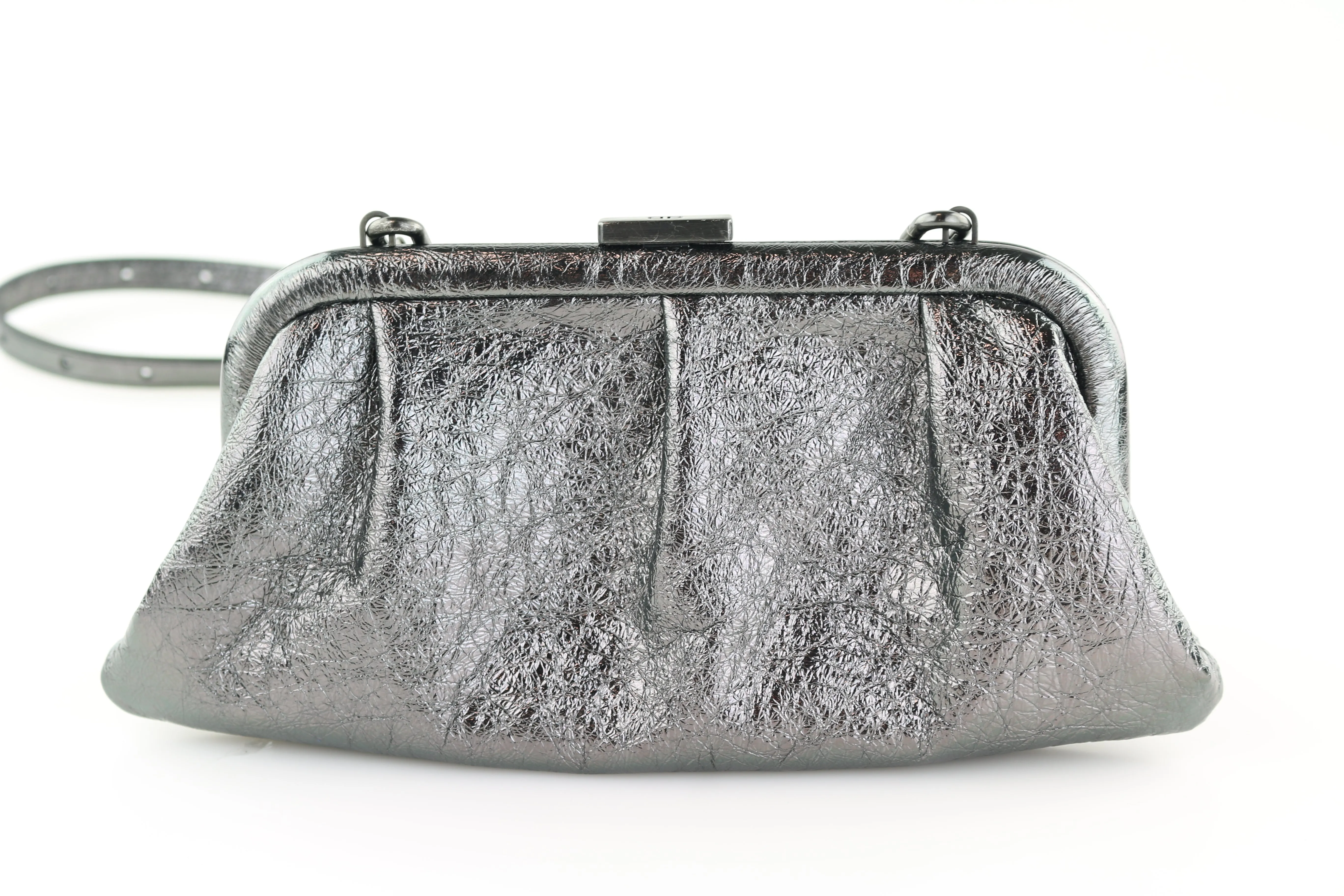 Textured Calfskin Cloud Clutch XS