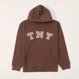 TNY Unisex Oversized Hoodie - Cocoa Brown