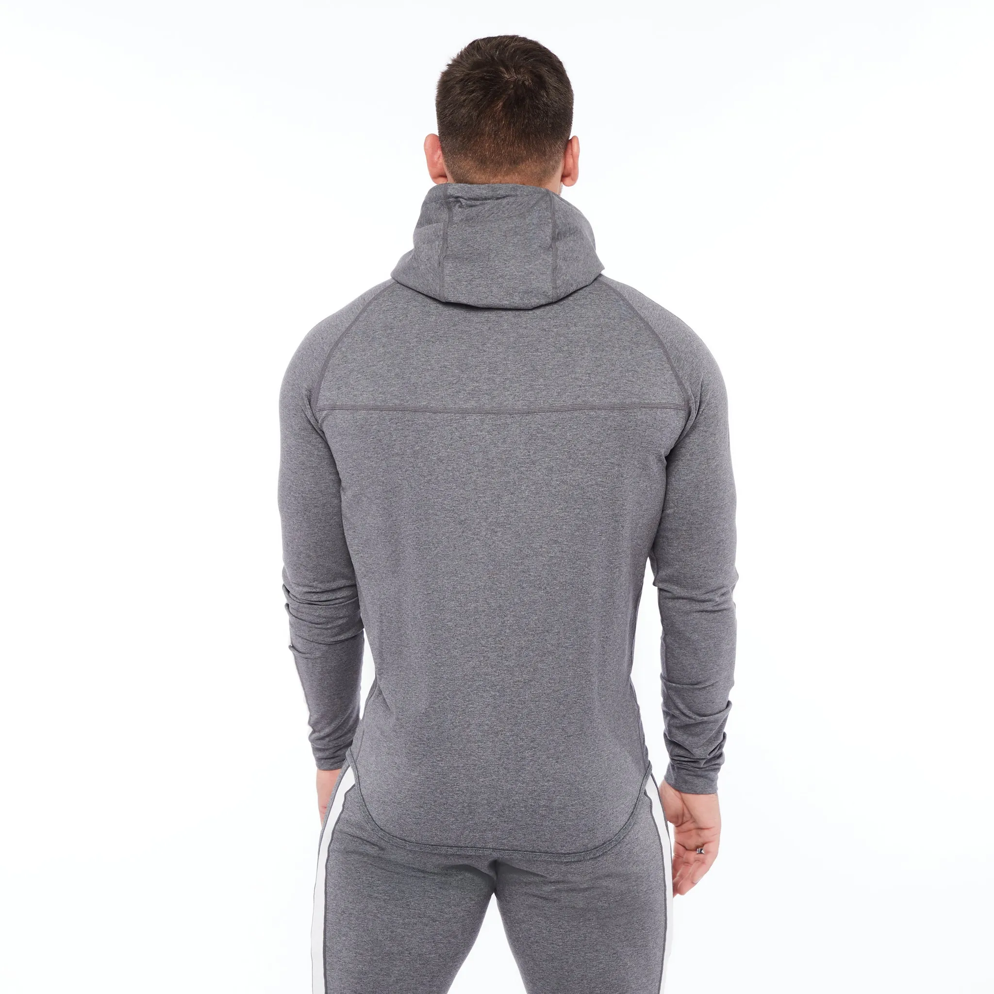 Vanquish Strike Charcoal Grey Full Zip Hoodie