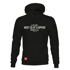 WCC AUSTIN HOODY - BLACK