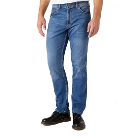 Wrangler Stretch Jeans - Greensboro 'Bright Stroke'