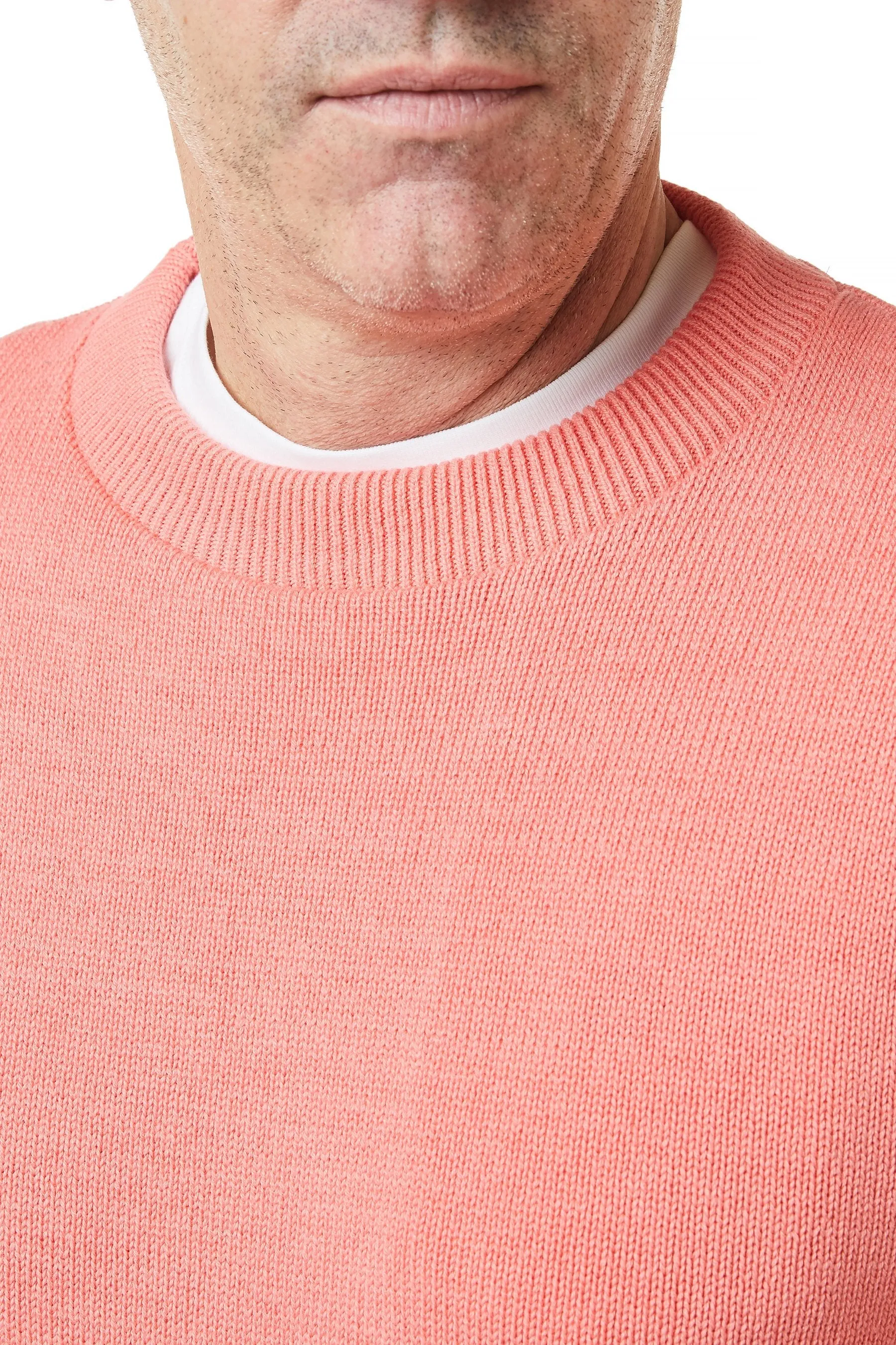 Yachtsman Crewneck Sweater Salmon