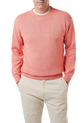 Yachtsman Crewneck Sweater Salmon