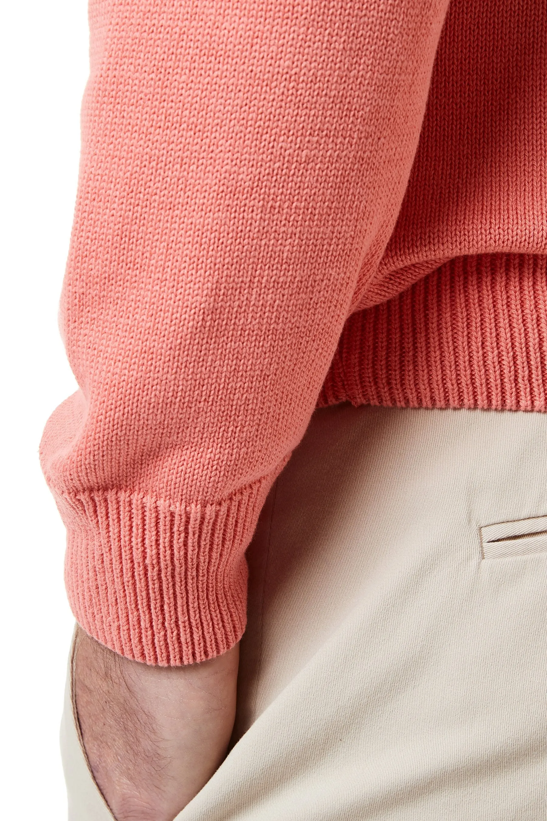 Yachtsman Crewneck Sweater Salmon